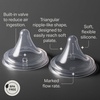 image:imageTommee Tippee Natural Start Deep Latch Triangular Nipples Slow 0m
