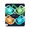 image:imageTommee Tippee Silicone Comfort Gift Set UltraLight Pacifier 06m Carry Case Hold 2 Pacifiers Teething Ring 3m1836 Month Pack of 48