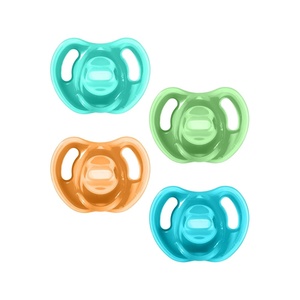 image:imageTommee Tippee Silicone Comfort Gift Set UltraLight Pacifier 06m Carry Case Hold 2 Pacifiers Teething Ring 3m1836 Month Pack of 4