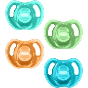 image:imageTommee Tippee Silicone Comfort Gift Set UltraLight Pacifier 06m Carry Case Hold 2 Pacifiers Teething Ring 3m1836 Month Pack of 48